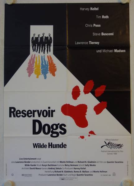 Reservoir Dogs original release german movie poster